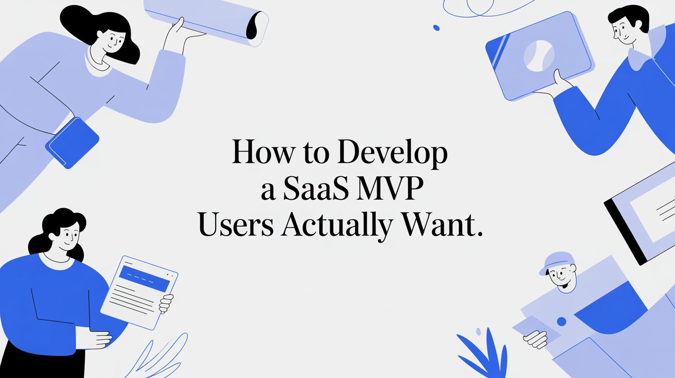 How to Develop a SaaS MVP Users Actually Want